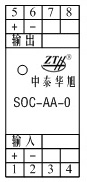 無源信號隔離器正面圖